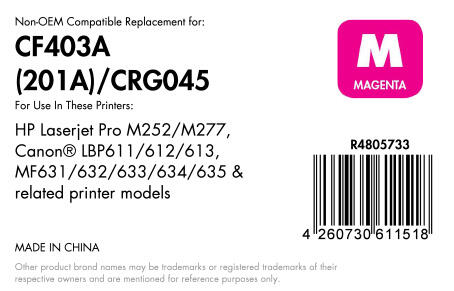 OFFICE-Partner Premium Toner recycelt - alternativ zu HP 201A (CF403A) - magenta OFFICE-Partner Premium Toner recycelt - alternativ zu HP 201A (CF403A) - magenta